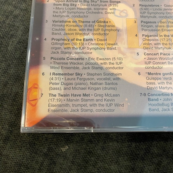 IUP Department of Music ~ Solo! Brand New Sealed - 2 Disc - Picture 3 of 4